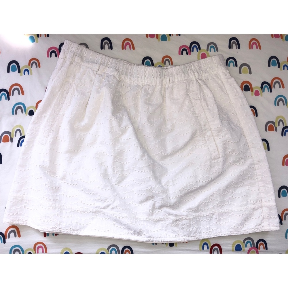 J. Crew white skirt